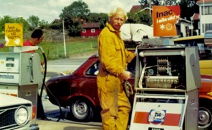 The father and his gas station business